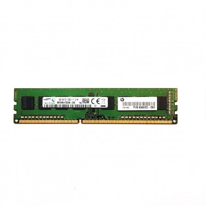 رم دسکتاپ کارکرده سامسونگ DDR3 یک طرف چیپ مدل SAMSUNG 4GB PC3 1600Mhz